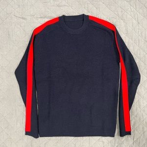 Todd Snyder, Merino Ski Sweater, Navy (Size M)